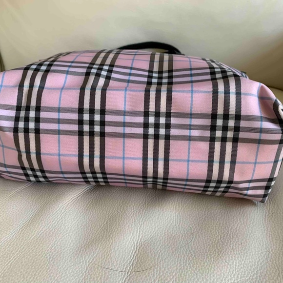 Authentic Burberry Blue Label Pink Purple Medium Tote - Picture 6 of 10